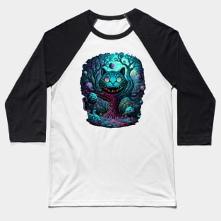 Magical Forest Guardian: The Cat Monster Baseball T-Shirt